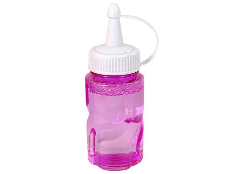 Lean Toys, interaktywna lokomotywa na bańki mydlane, niebieska