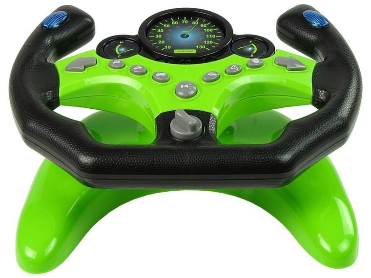 Lean Toys, kierownica z kluczykami, zabawka interaktywna