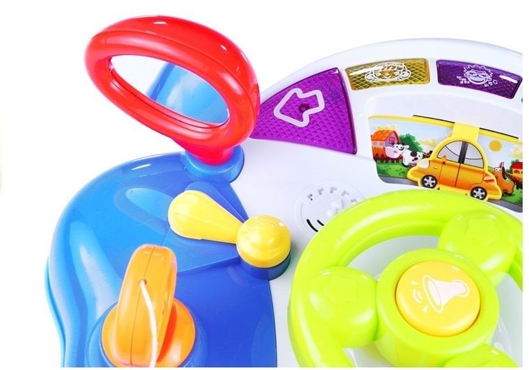 Lean Toys, kierownica, zabawka interaktywna