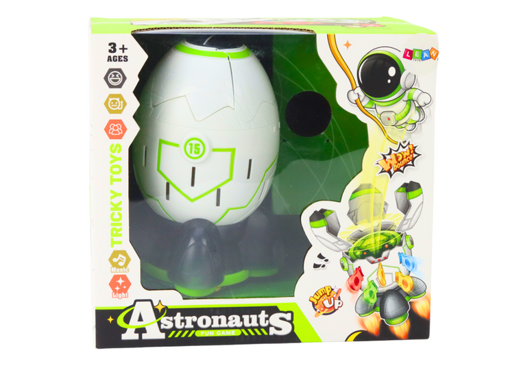 Lean Toys, Kosmonauta wyskakujący z rakiety, gra zęcznościowa