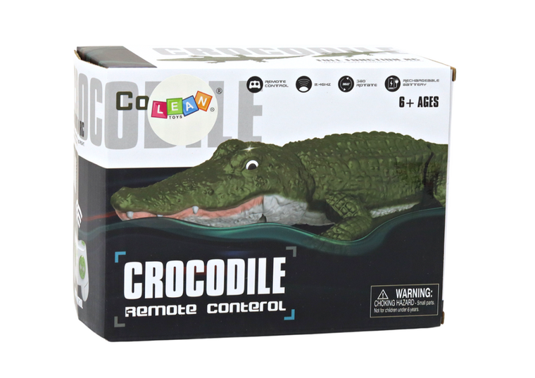 Lean Toys, krokodyl do wody, zdalnie sterowany
