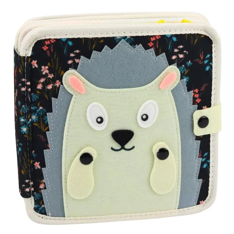 Lean Toys, książeczka sensoryczna 3D, filcowa, zwierzęta