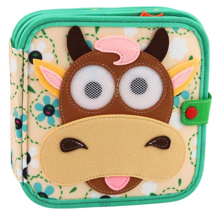 Lean Toys, książeczka sensoryczna 3D, filcowa, zwierzęta domowe