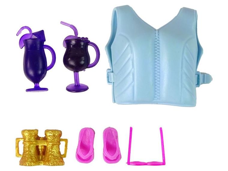 Lean Toys, lalka z motorówką, zestaw