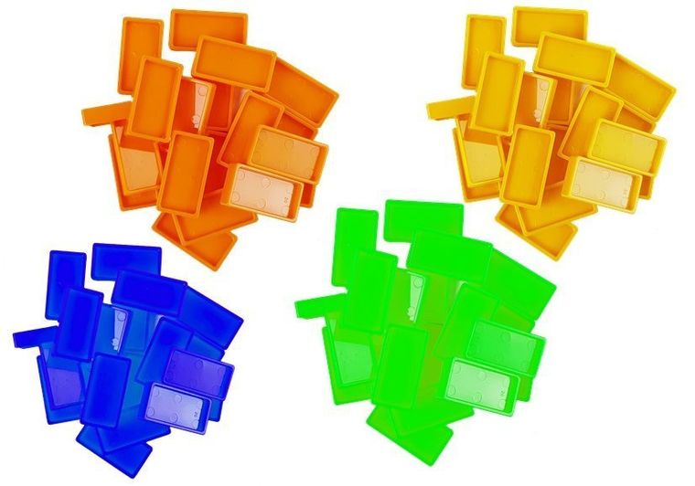 Lean Toys, lokomotywa układająca domino