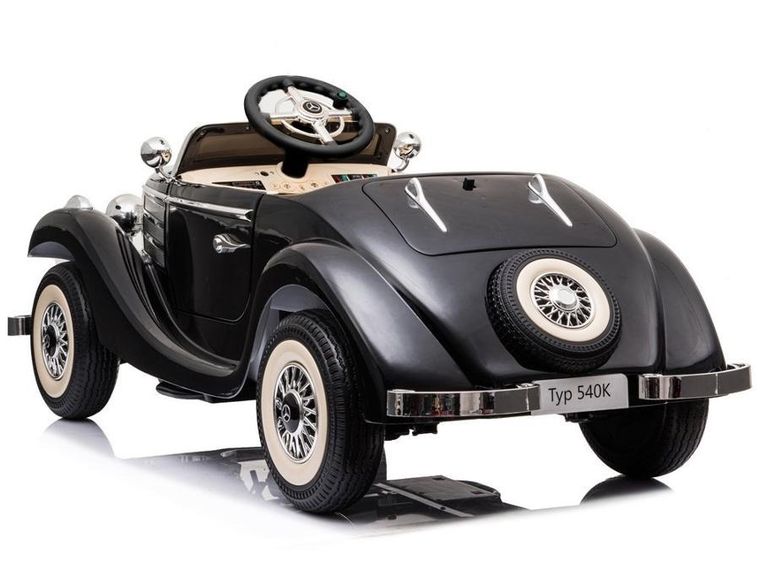 Lean Toys, Mercedes-Benz, pojazd na akumulator, czarny