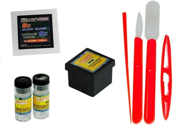 Lean Toys, mikroskop, 80x-450x, zestaw edukacyjny