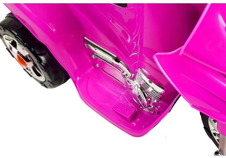 Lean Toys, Motor, pojazd na akumulator, różowy