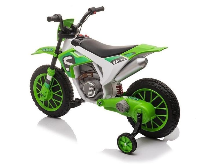 Lean Toys, Motor, pojazd na akumulator, zielony