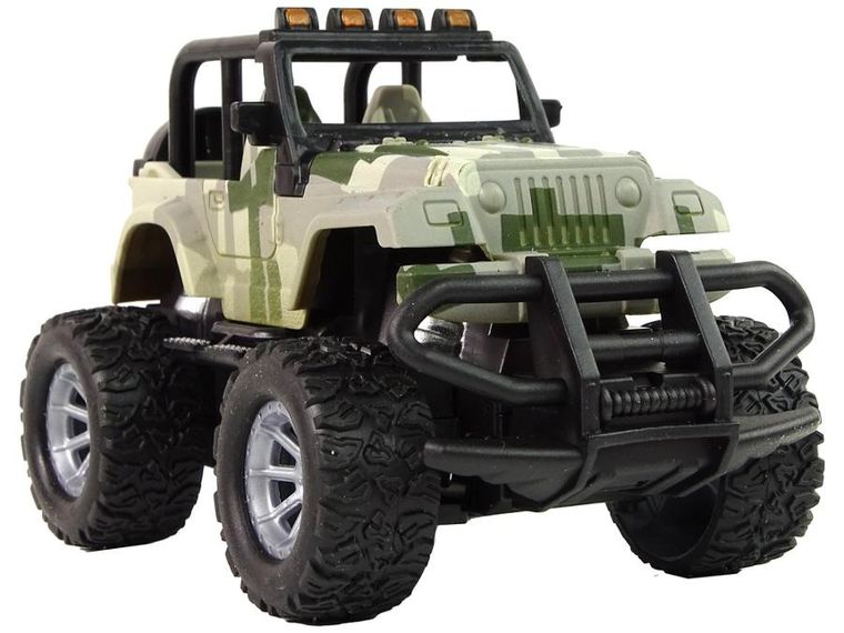 Lean Toys, Off Road, pojazd terenowy zdalnie sterowany, 1:43, moro