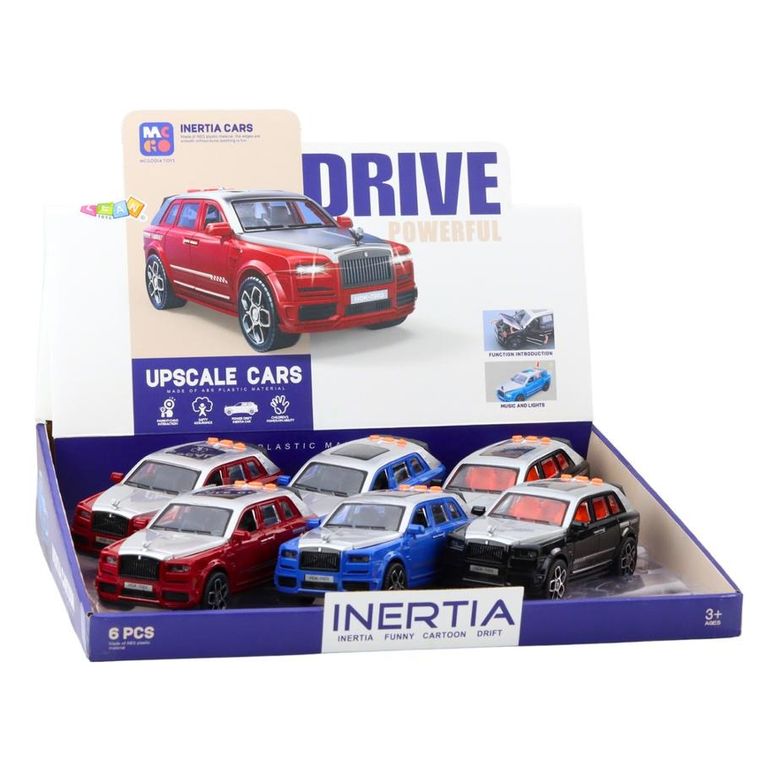 Lean Toys, osobówka z napędem i otwieranymi drzwiami, 1 szt.