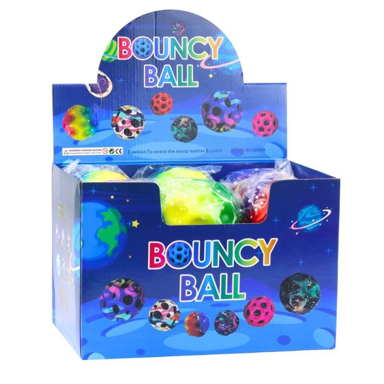 Lean Toys, piankowa piłeczka z wgłębieniami, 10 cm