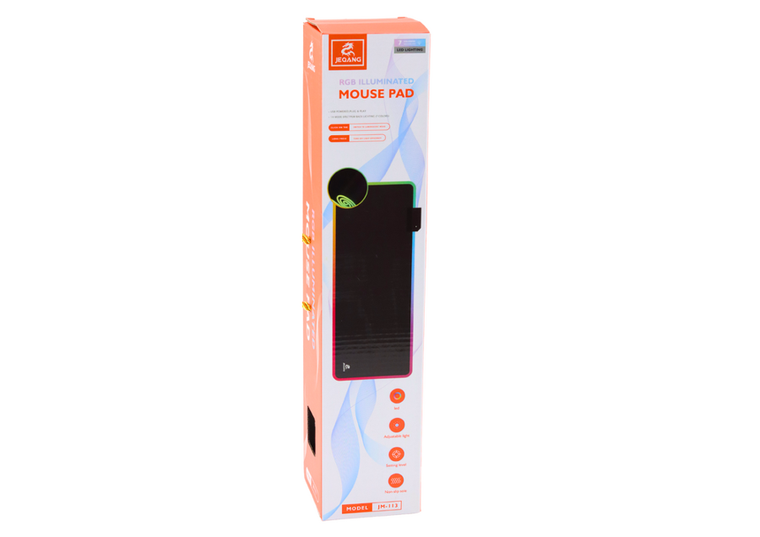 Lean Toys, podkładka pod mysz i klawiaturę, LED, 40-90 cm