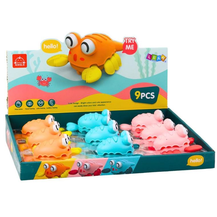 Lean Toys, rak, zabawka interaktywna z napędem, 1 szt.