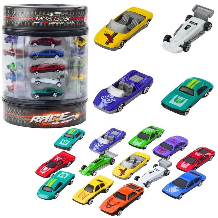 Lean Toys, resoraki w tubie, 1:64, 25 szt.