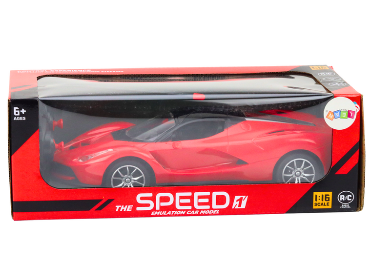 Lean Toys, Speed, pojazd zdalnie sterowany, czerwony, 1:15