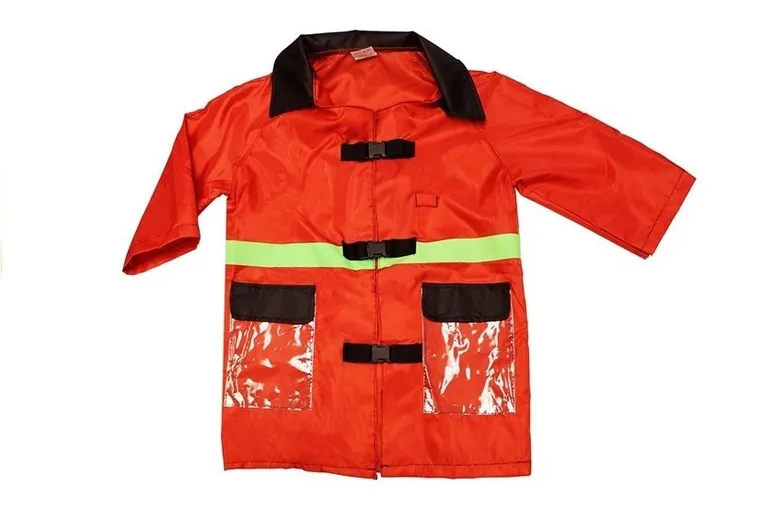 Lean Toys, Strażak, strój dla dzieci, czerwony