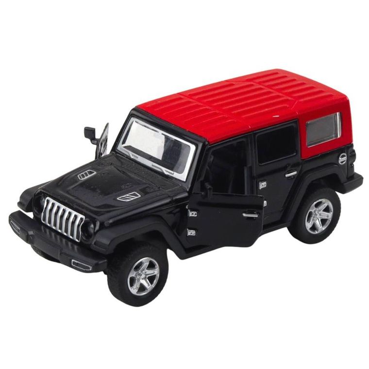 Lean Toys, suv terenowy, metalowy pojazd z napędem pull-back, 1:36, 1 szt.