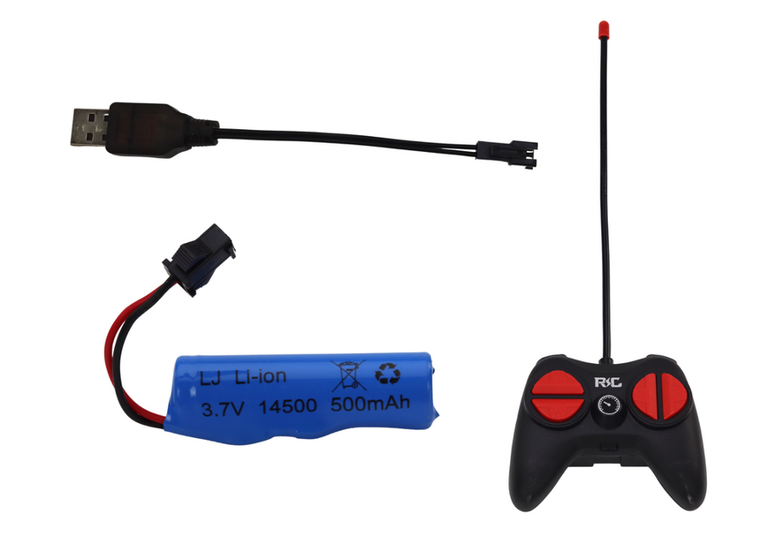 Lean Toys, szkolny bus przegubowy, zdalnie sterowany, żółty, 1:32