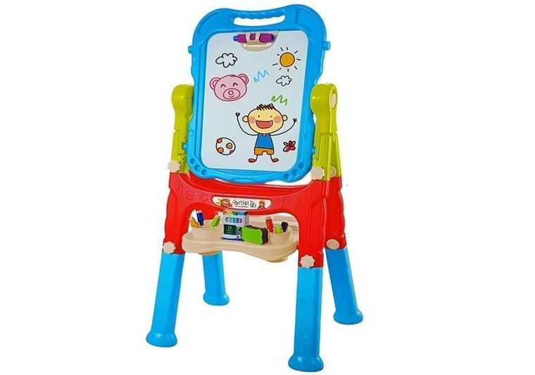 Lean Toys, tablica magnetyczna kredowa, 2w1