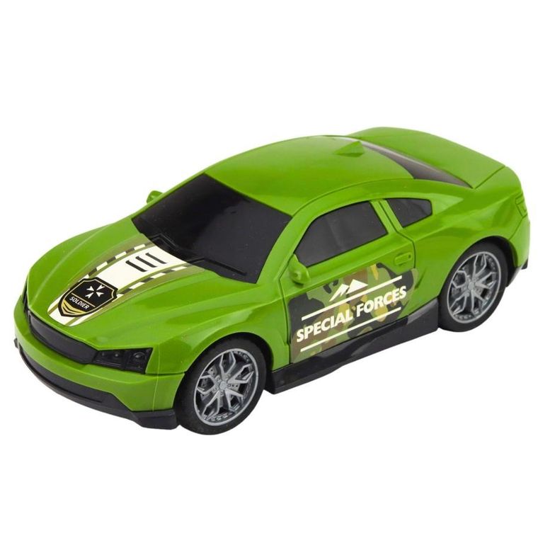 Lean Toys, tir laweta, zestaw pojazdów militarnych, zielone, 3 szt.