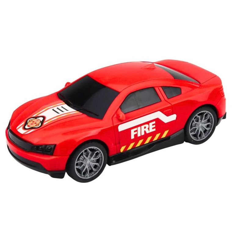 Lean Toys, tir laweta, zestaw pojazdów strażackich, 3 szt.