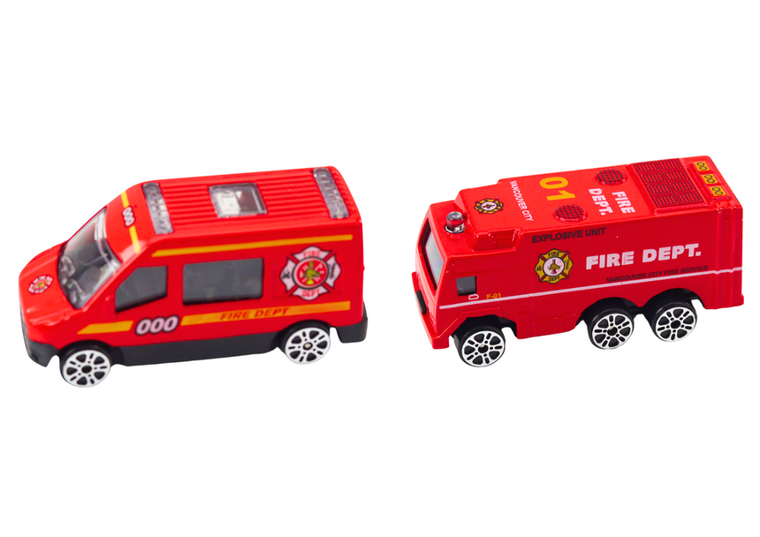 Lean Toys, Tor laweta rozkładana, interaktywny transporter z pojazdami, czerwony