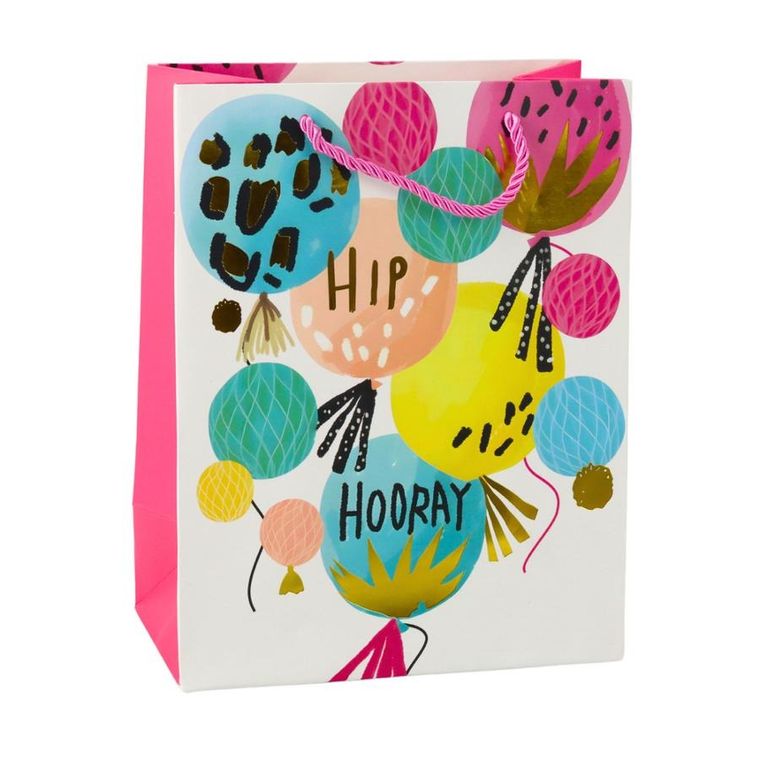 Lean Toys, torba prezentowa, Urodziny, 23-18-10,5 cm, 1 szt.