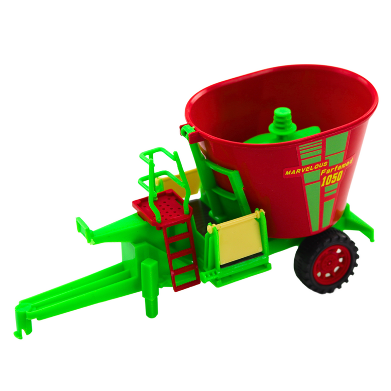 Lean Toys, traktor paszowy z wywrotką, pojazd rolniczy