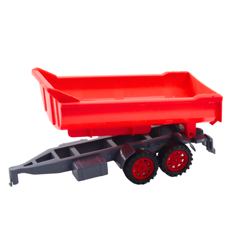 Lean Toys, traktor z przyczepą, pojazd rolniczy