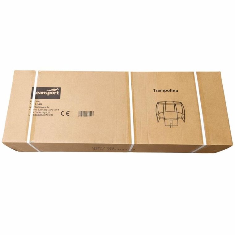 Lean Toys, trampolina ogrodowa z siatką wewnętrzną, 252 cm