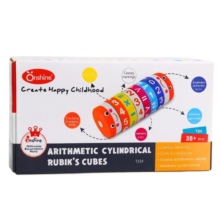 Lean Toys, walec matematyczny, układanka edukacyjna, nauka liczenia