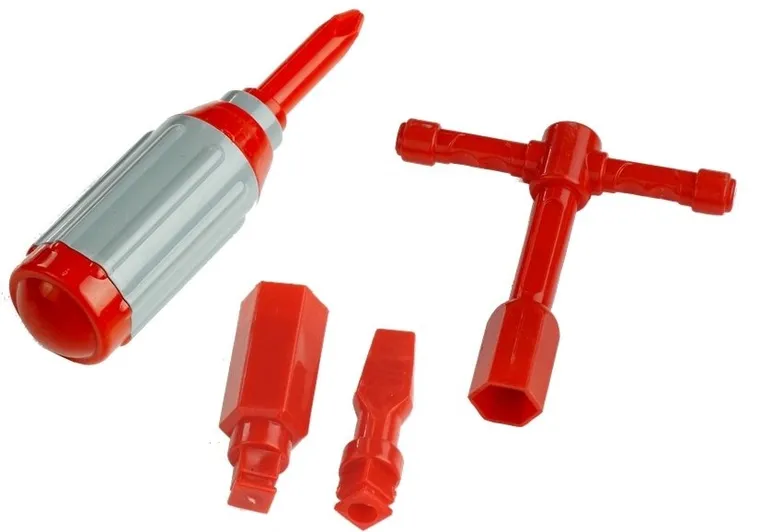 Lean Toys, wóz strażacki, pojazd do rozkręcania z drabiną