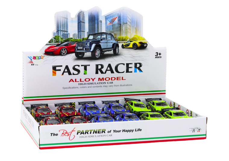 Lean Toys, Wyścigówka, pojazd z napędem, 1:36, 1 szt.