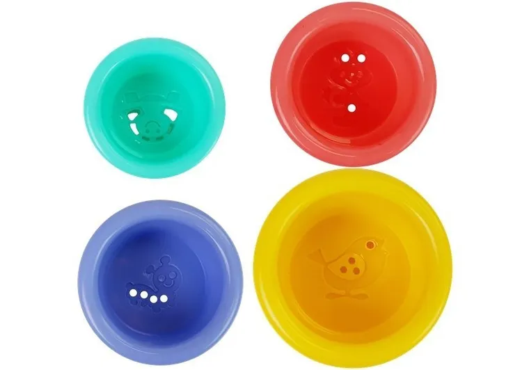 Lean Toys, żaba i wiaderka, zestaw do kąpieli