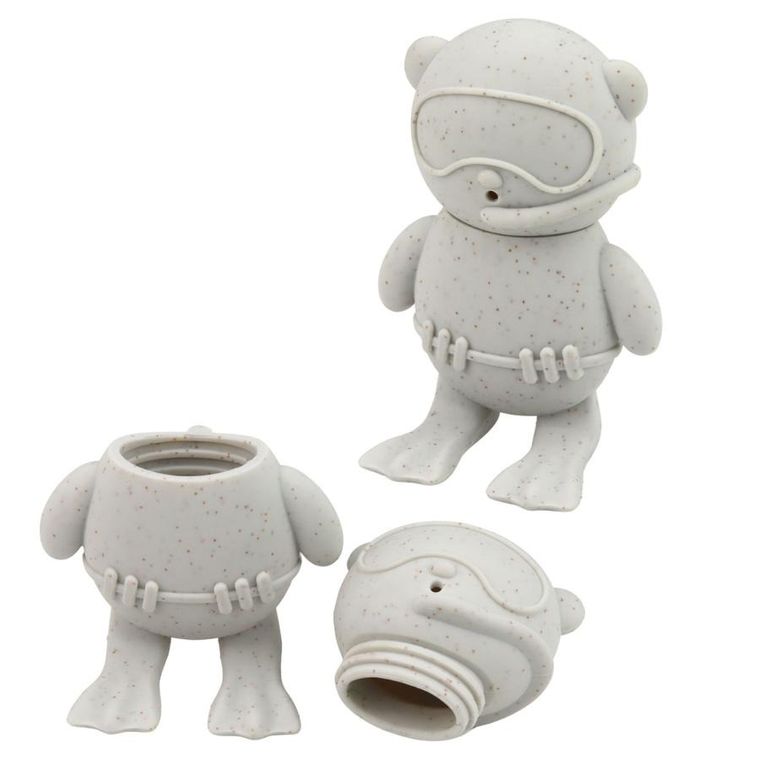 Lean Toys, zabawki do kąpieli, figurki, pastelowe, 4 szt.