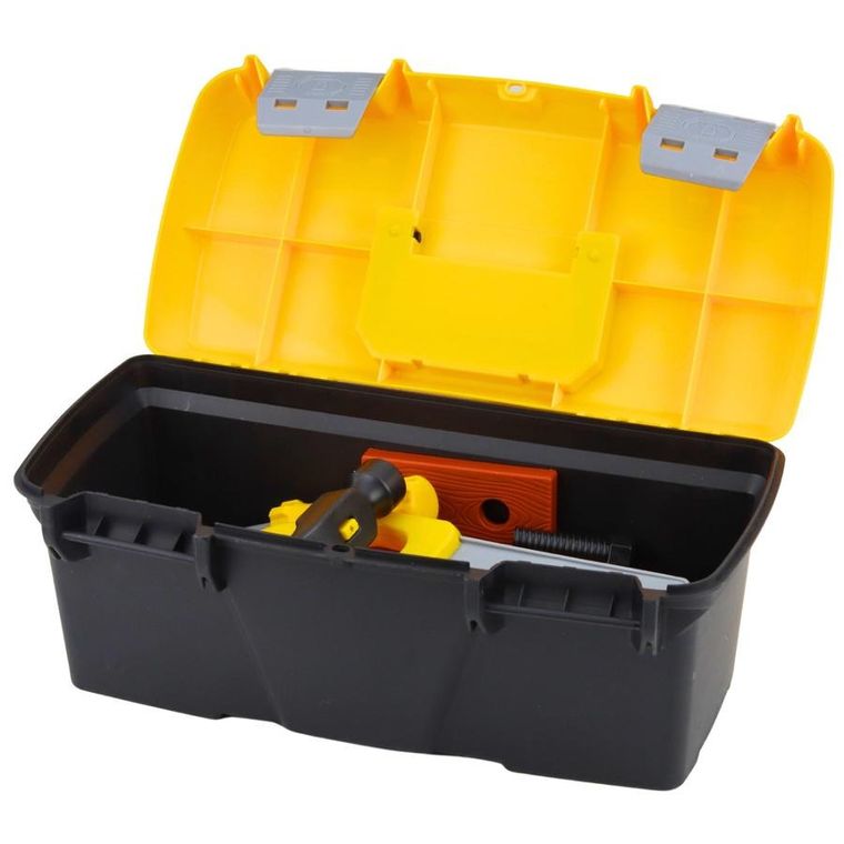 Lean Toys, zestaw majsterkowicza, narzędzia w skrzynce, 23 elementy