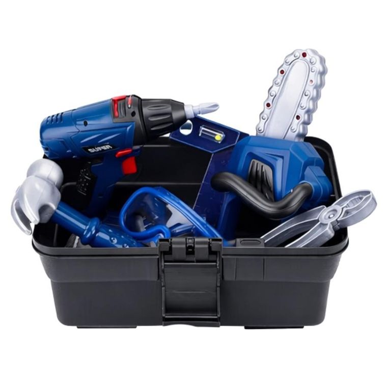 Lean Toys, zestaw majsterkowicza w skrzynce, 30 elementów