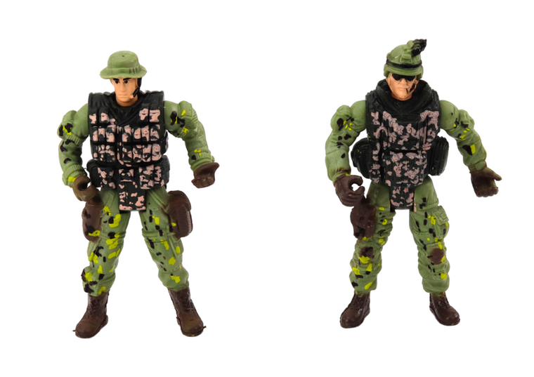 Lean Toys, zestaw militarny, łódź bojowa z helikopterem i figurkami