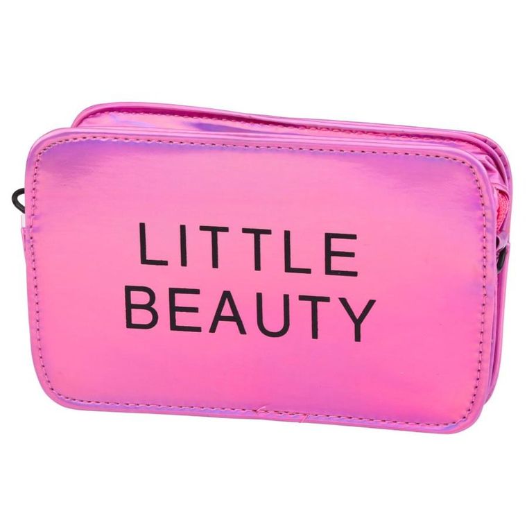 Lean Toys, zestaw piękności do makijażu i paznkoci z torebką, 20 elementów