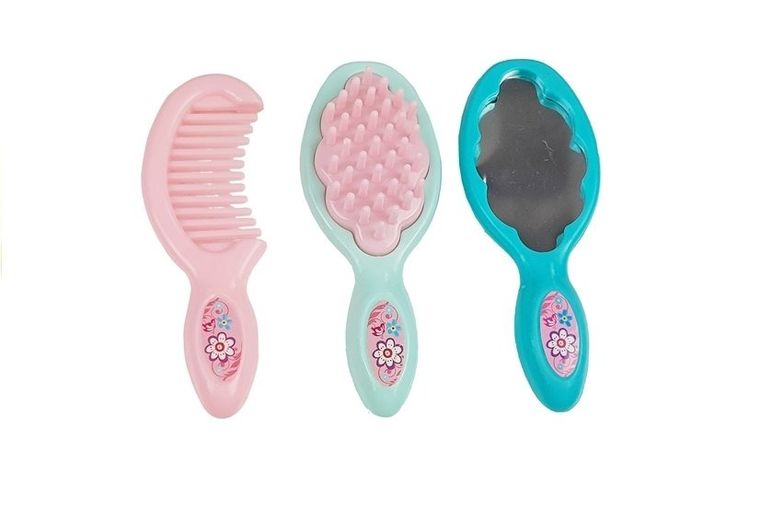 Lean Toys, zestaw piękności w walizce, klapki i akcesoria