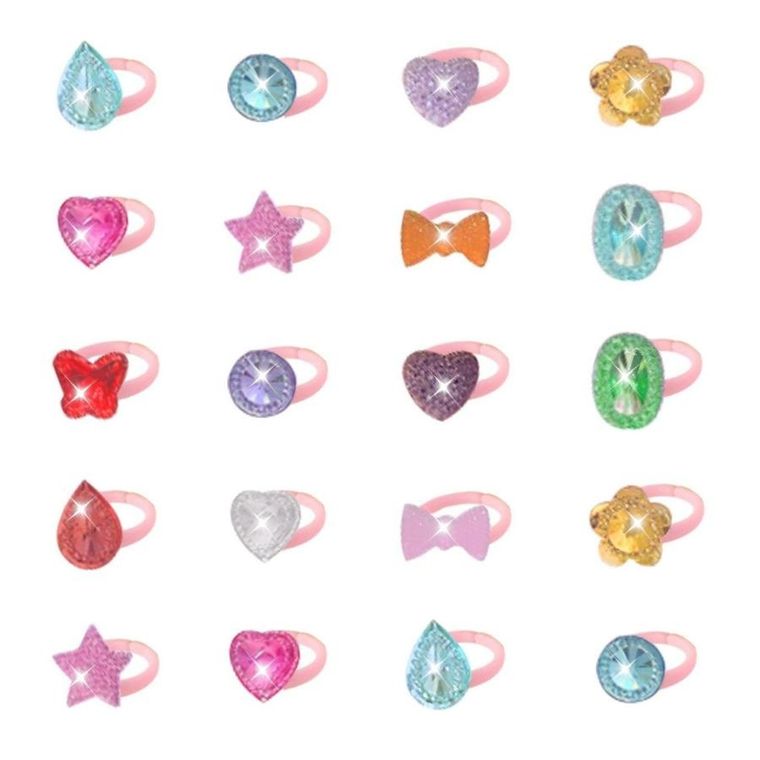 Lean Toys, zestaw pierścionków, 50 szt.