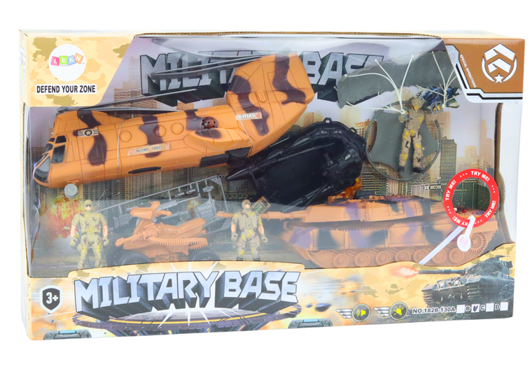Lean Toys, zestaw pojazdów militarnych, 7 elementów