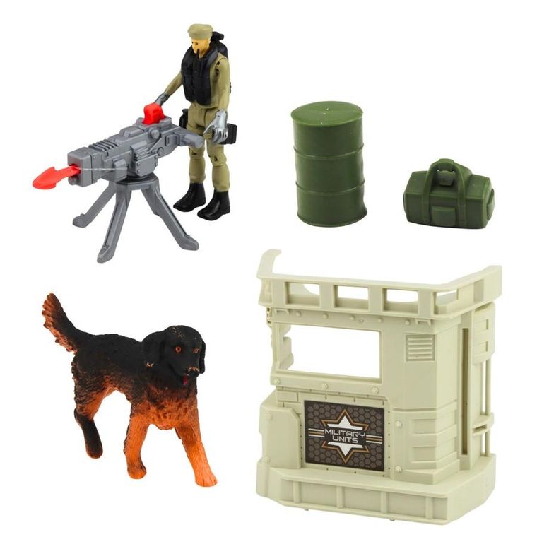 Lean Toys, zestaw pojazdów militarnych z figurkami