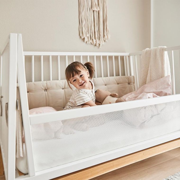 Leander, barierka ochronna do łóżeczka Luna, biała