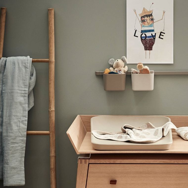 Leander, Matty, mata do przewijania, beżowy