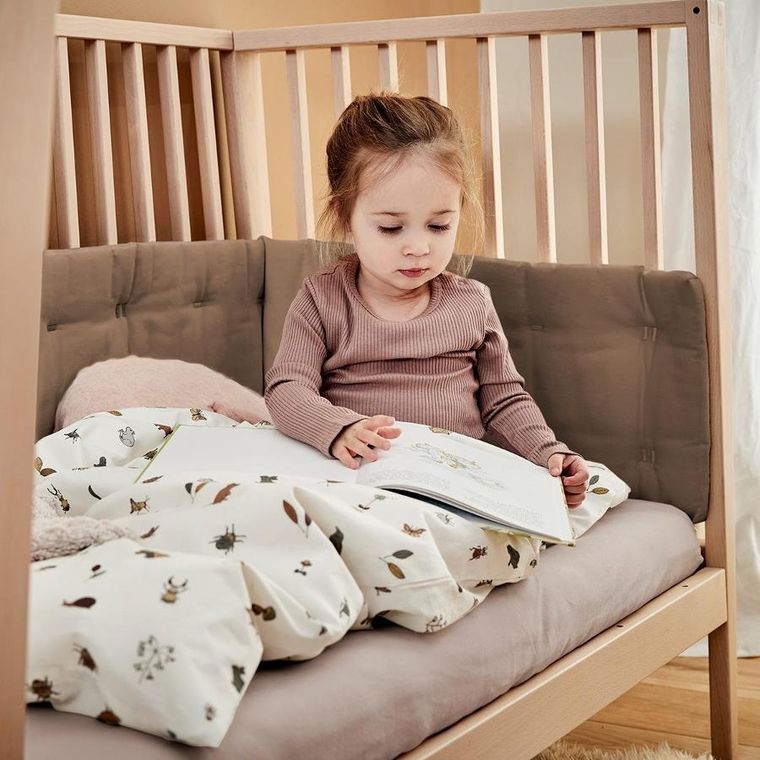 Leander, ochraniacz do łóżeczka LUNA™ i LINEA™, mocca