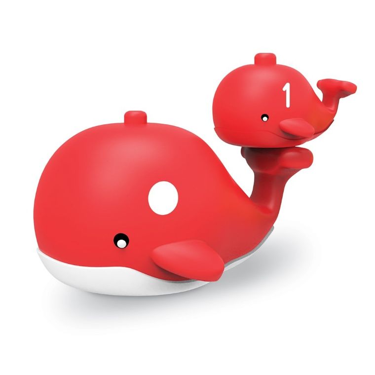 Learning Resources, Snap & Learn, Wieloryby, figurki do nauki liczenia i poznawania kolorów, zestaw edukacyjny, 10 szt.