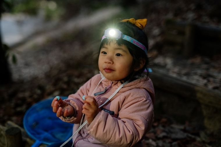 Ledlenser, latarka czołowa dziecięca, Kidled2, Tęcza