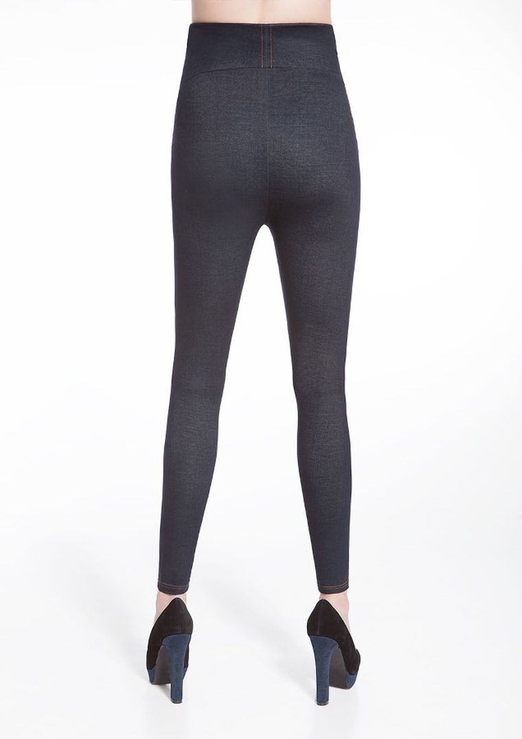 Legginsy damskie, ciążowe, granatowe, Nadia, Bas Black